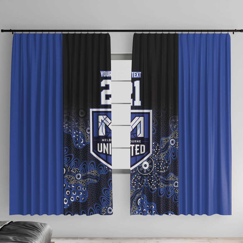 Basketball Custom Melbourne Window Curtain Simple Australian Dot Art - Aussie Hoodie
