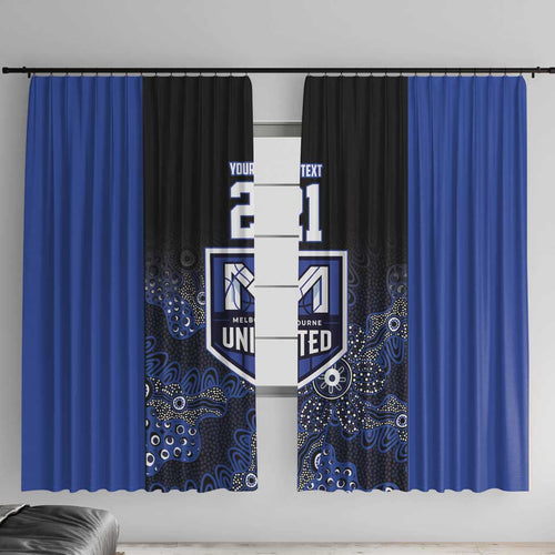 Basketball Custom Melbourne Window Curtain Simple Australian Dot Art - Aussie Hoodie