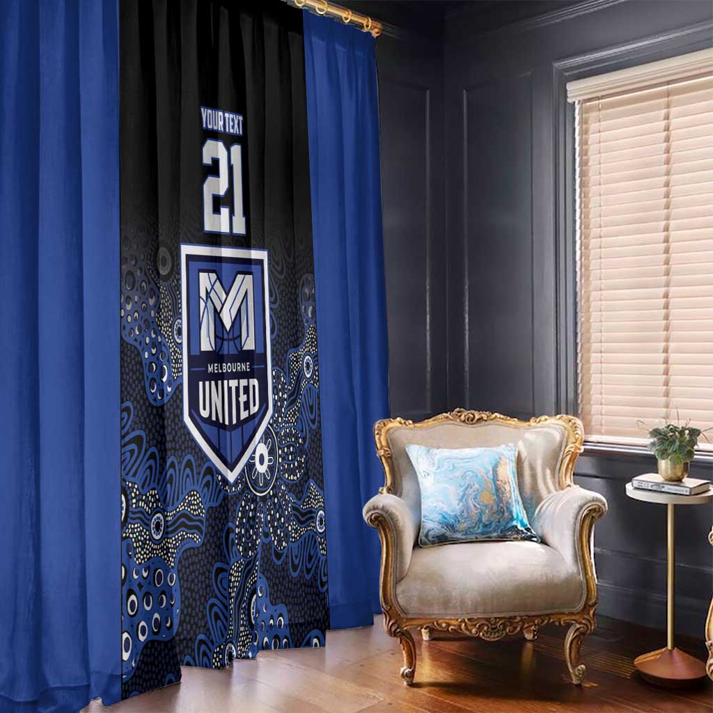 Basketball Custom Melbourne Window Curtain Simple Australian Dot Art - Aussie Hoodie