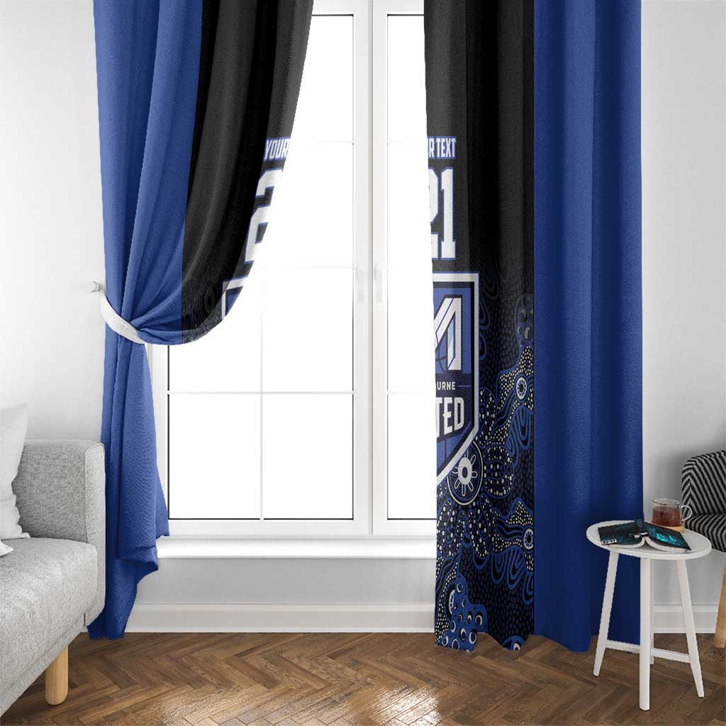 Basketball Custom Melbourne Window Curtain Simple Australian Dot Art - Aussie Hoodie