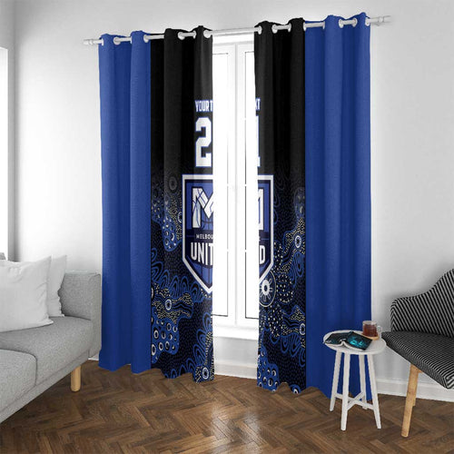 Basketball Custom Melbourne Window Curtain Simple Australian Dot Art - Aussie Hoodie