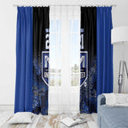 Basketball Custom Melbourne Window Curtain Simple Australian Dot Art - Aussie Hoodie