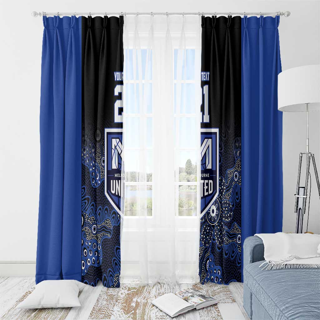 Basketball Custom Melbourne Window Curtain Simple Australian Dot Art - Aussie Hoodie