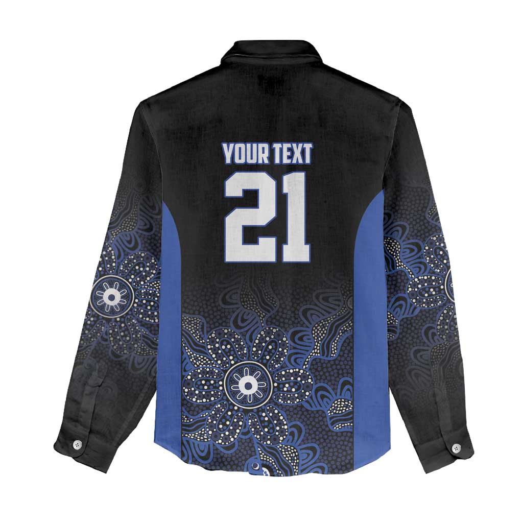 Basketball Custom Melbourne Women Casual Shirt Simple Australian Dot Art - Aussie Hoodie