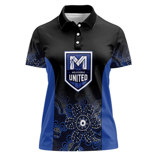 Basketball Custom Melbourne Women Polo Shirt Simple Australian Dot Art - Aussie Hoodie