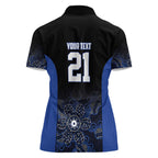 Basketball Custom Melbourne Women Polo Shirt Simple Australian Dot Art - Aussie Hoodie
