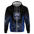 Basketball Custom Melbourne Zip Hoodie Simple Australian Dot Art - Aussie Hoodie