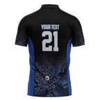 Basketball Custom Melbourne Zipper Polo Shirt Simple Australian Dot Art - Aussie Hoodie