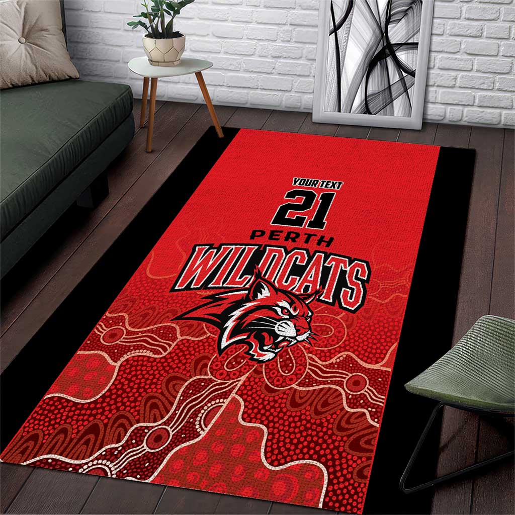 Basketball Custom Perth Area Rug Simple Australian Dot Art - Aussie Hoodie