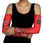 Basketball Custom Perth Arm Sleeves Simple Australian Dot Art - Aussie Hoodie
