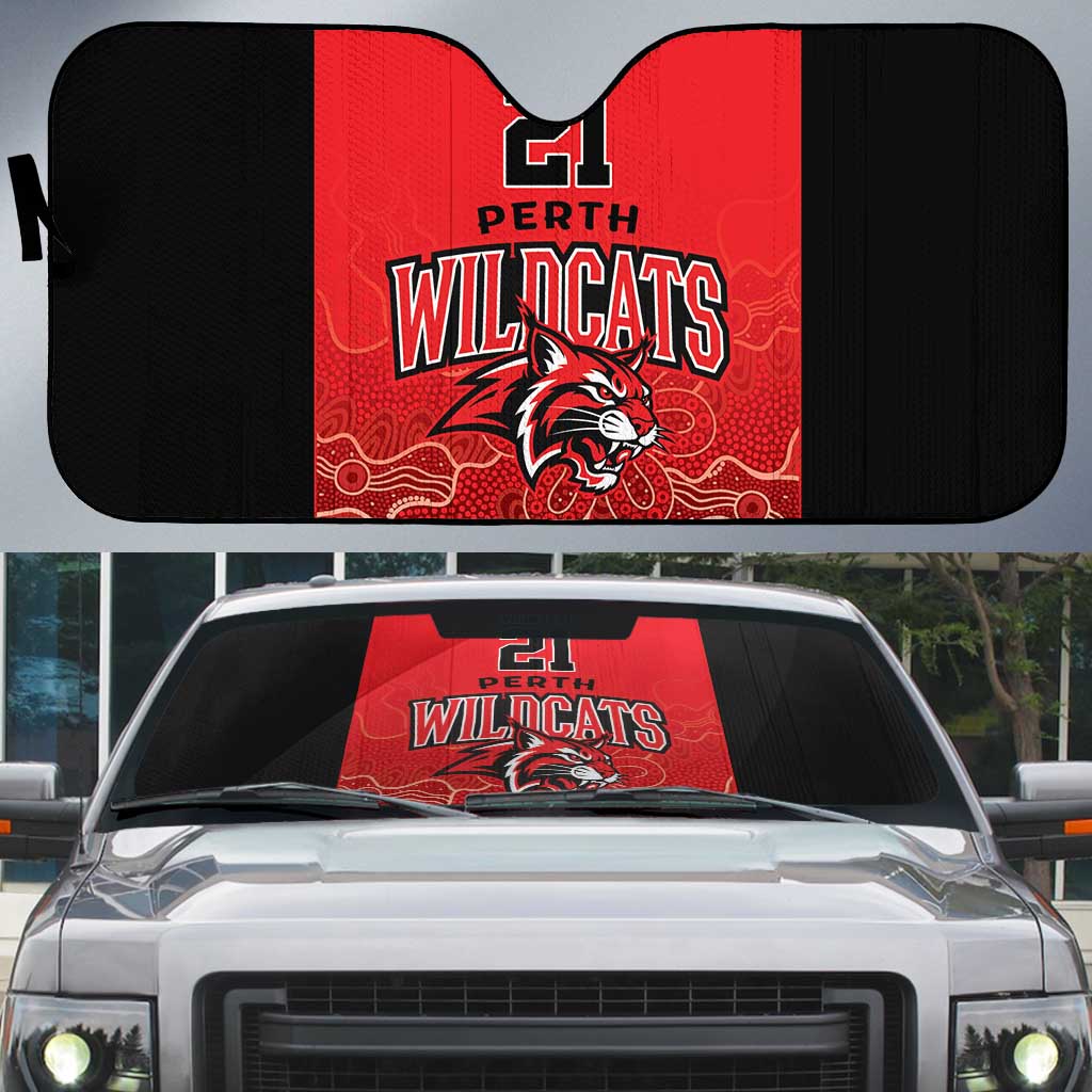 Basketball Custom Perth Auto Sun Shade Simple Australian Dot Art - Aussie Hoodie
