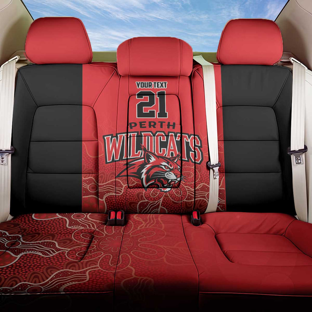 Basketball Custom Perth Back Car Seat Cover Simple Australian Dot Art - Aussie Hoodie
