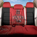 Basketball Custom Perth Back Car Seat Cover Simple Australian Dot Art - Aussie Hoodie