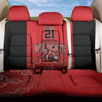 Basketball Custom Perth Back Car Seat Cover Simple Australian Dot Art - Aussie Hoodie