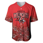 Basketball Custom Perth Baseball Jersey Simple Australian Dot Art - Aussie Hoodie