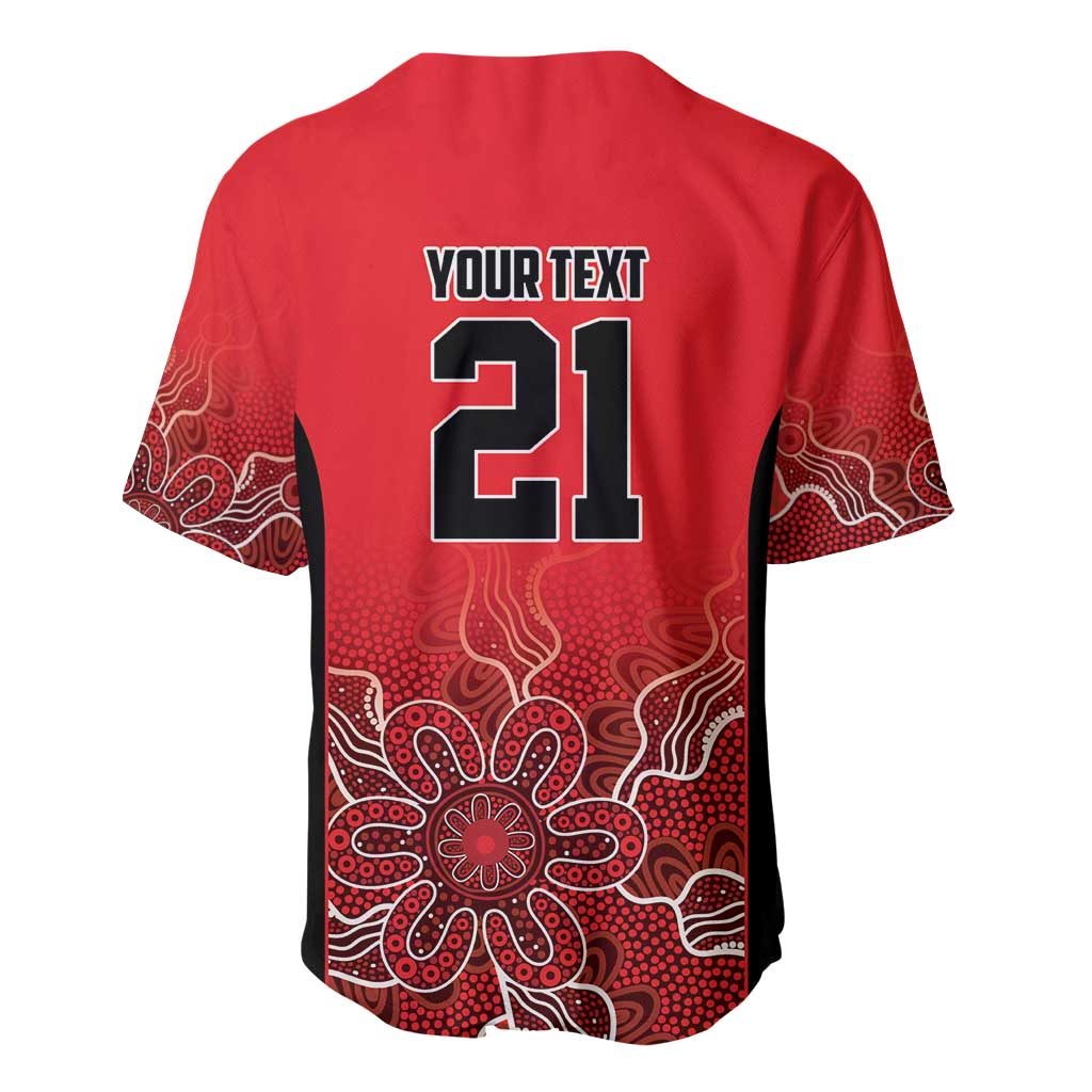 Basketball Custom Perth Baseball Jersey Simple Australian Dot Art - Aussie Hoodie