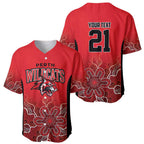 Basketball Custom Perth Baseball Jersey Simple Australian Dot Art - Aussie Hoodie