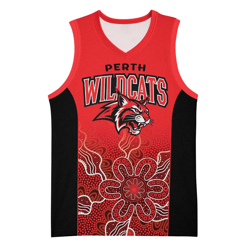 Basketball Custom Perth Basketball Jersey Simple Australian Dot Art - Aussie Hoodie