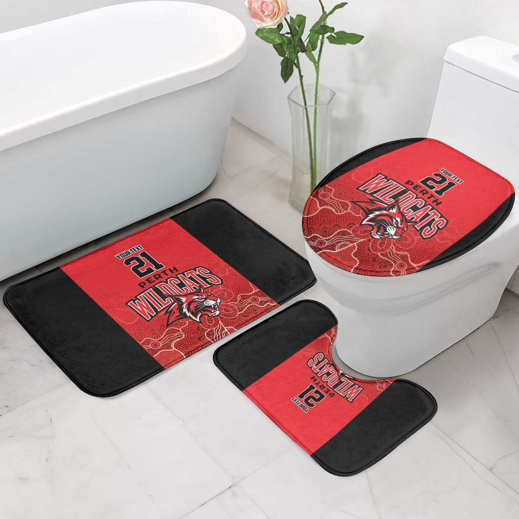 Basketball Custom Perth Bathroom Set Simple Australian Dot Art - Aussie Hoodie