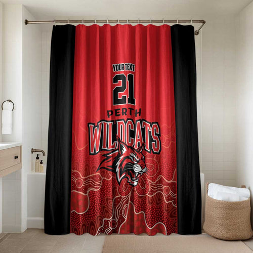 Basketball Custom Perth Bathroom Set Simple Australian Dot Art - Aussie Hoodie