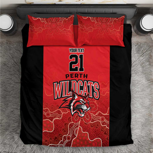 Basketball Custom Perth Bedding Set Simple Australian Dot Art - Aussie Hoodie
