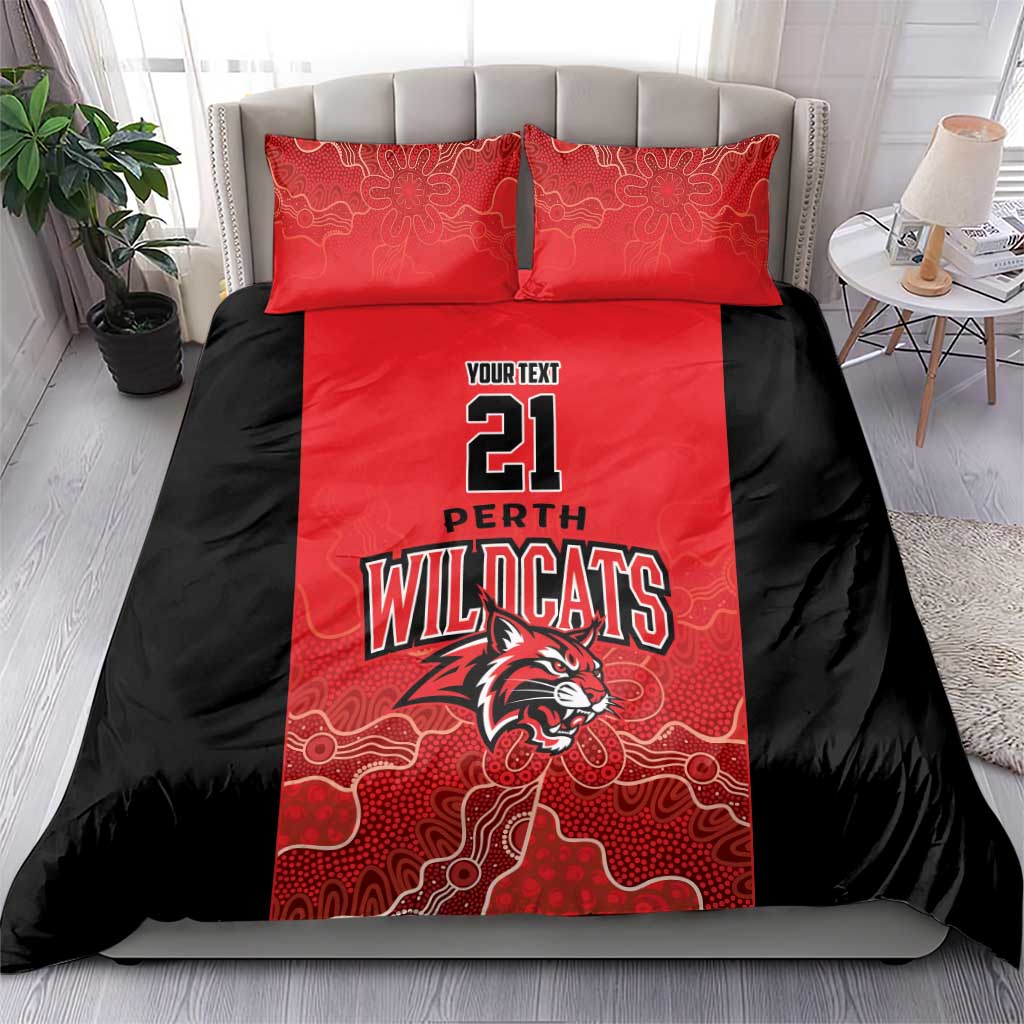 Basketball Custom Perth Bedding Set Simple Australian Dot Art - Aussie Hoodie