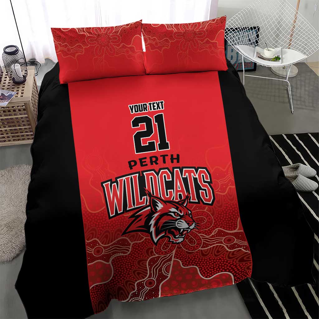 Basketball Custom Perth Bedding Set Simple Australian Dot Art - Aussie Hoodie