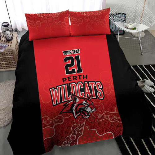 Basketball Custom Perth Bedding Set Simple Australian Dot Art - Aussie Hoodie