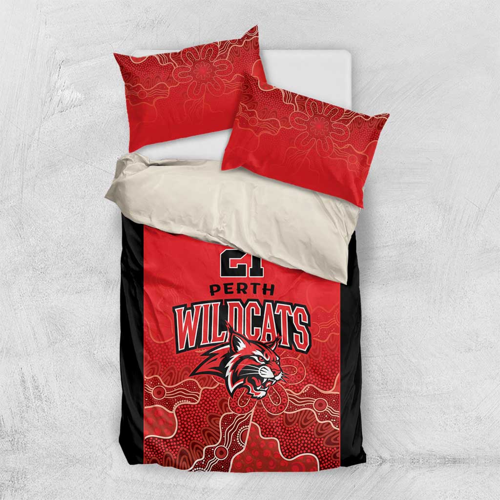 Basketball Custom Perth Bedding Set Simple Australian Dot Art - Aussie Hoodie
