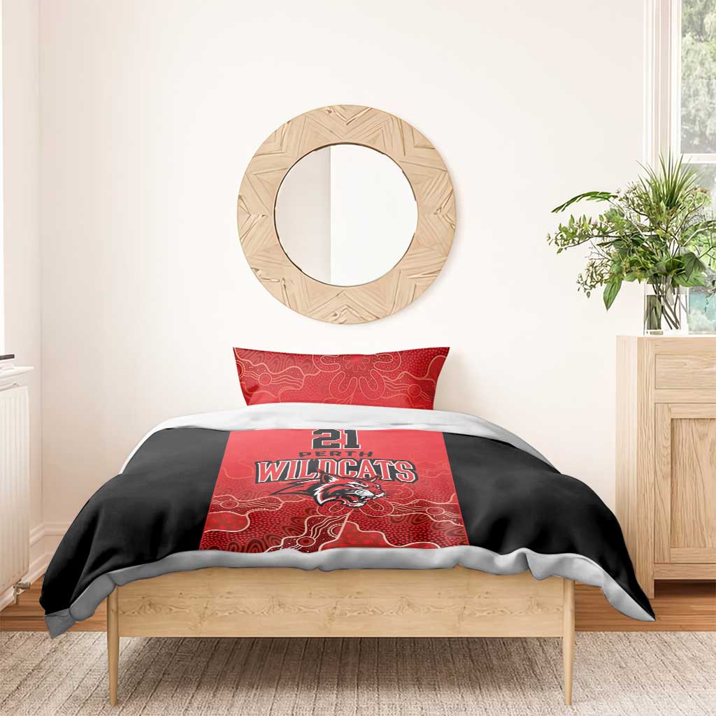 Basketball Custom Perth Bedding Set Simple Australian Dot Art - Aussie Hoodie