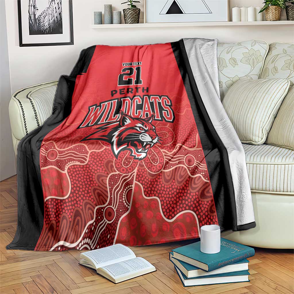 Basketball Custom Perth Blanket Simple Australian Dot Art - Aussie Hoodie