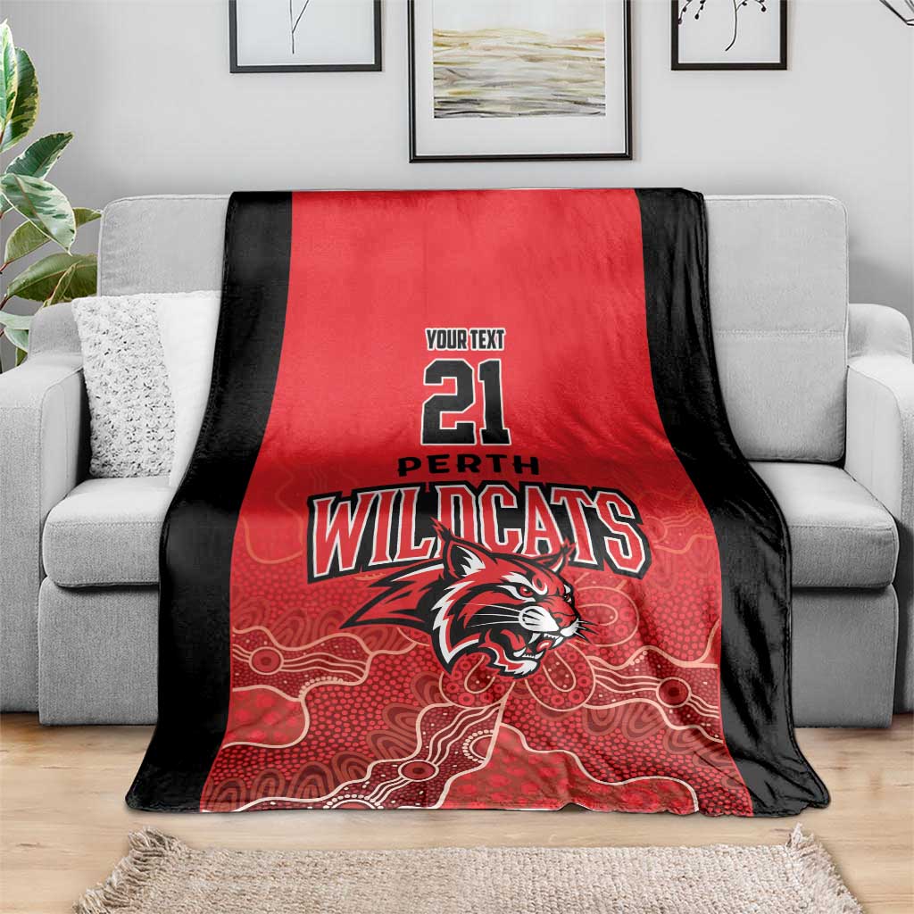 Basketball Custom Perth Blanket Simple Australian Dot Art - Aussie Hoodie