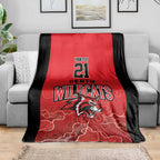 Basketball Custom Perth Blanket Simple Australian Dot Art - Aussie Hoodie