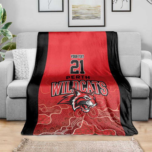 Basketball Custom Perth Blanket Simple Australian Dot Art - Aussie Hoodie