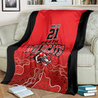 Basketball Custom Perth Blanket Simple Australian Dot Art - Aussie Hoodie