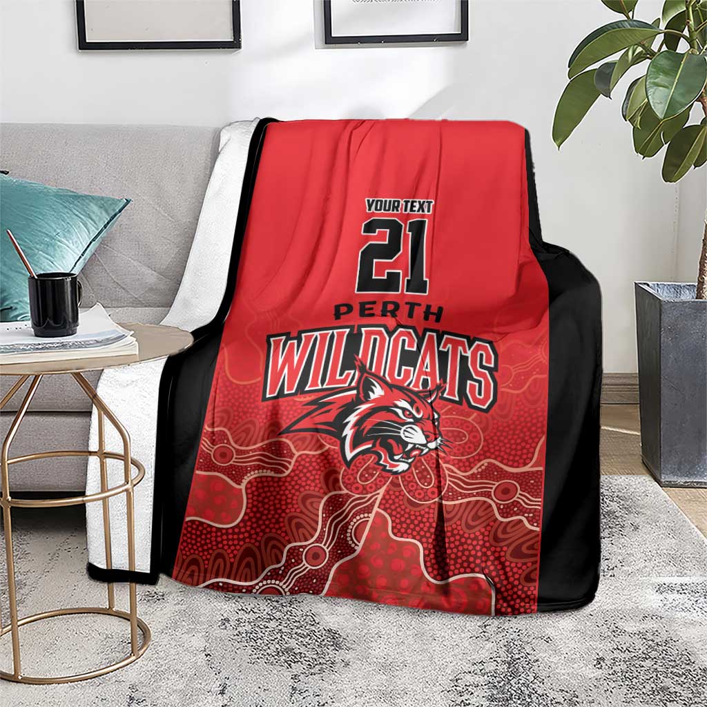 Basketball Custom Perth Blanket Simple Australian Dot Art - Aussie Hoodie