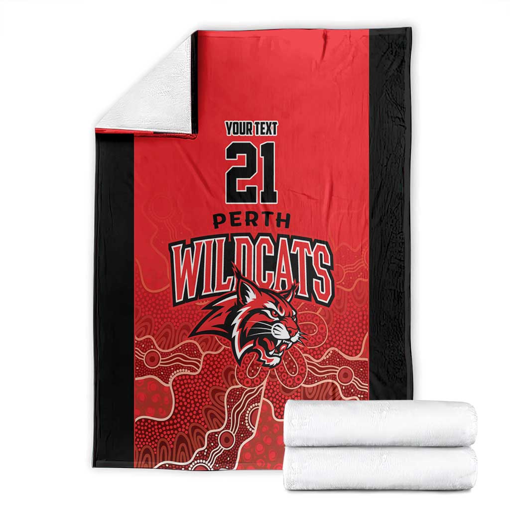 Basketball Custom Perth Blanket Simple Australian Dot Art - Aussie Hoodie