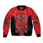 Basketball Custom Perth Bomber Jacket Simple Australian Dot Art - Aussie Hoodie