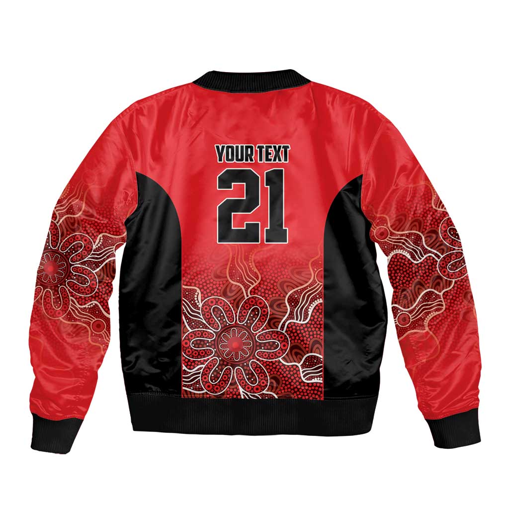 Basketball Custom Perth Bomber Jacket Simple Australian Dot Art - Aussie Hoodie