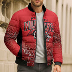 Basketball Custom Perth Bomber Puffer Jacket Simple Australian Dot Art - Aussie Hoodie