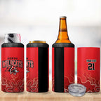 Basketball Custom Perth 4 in 1 Can Cooler Tumbler Simple Australian Dot Art - Aussie Hoodie