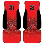 Basketball Custom Perth Car Mats Simple Australian Dot Art - Aussie Hoodie