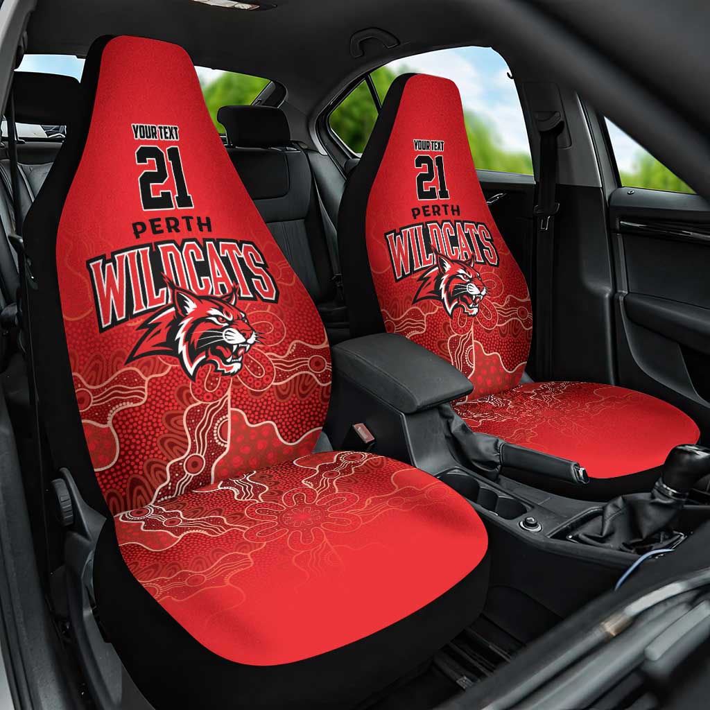 Basketball Custom Perth Car Seat Cover Simple Australian Dot Art - Aussie Hoodie