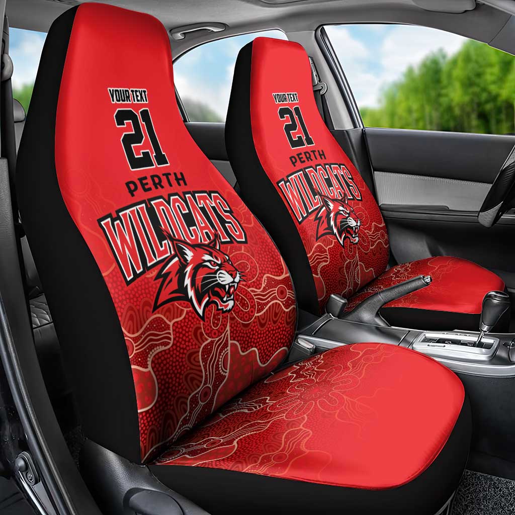 Basketball Custom Perth Car Seat Cover Simple Australian Dot Art - Aussie Hoodie
