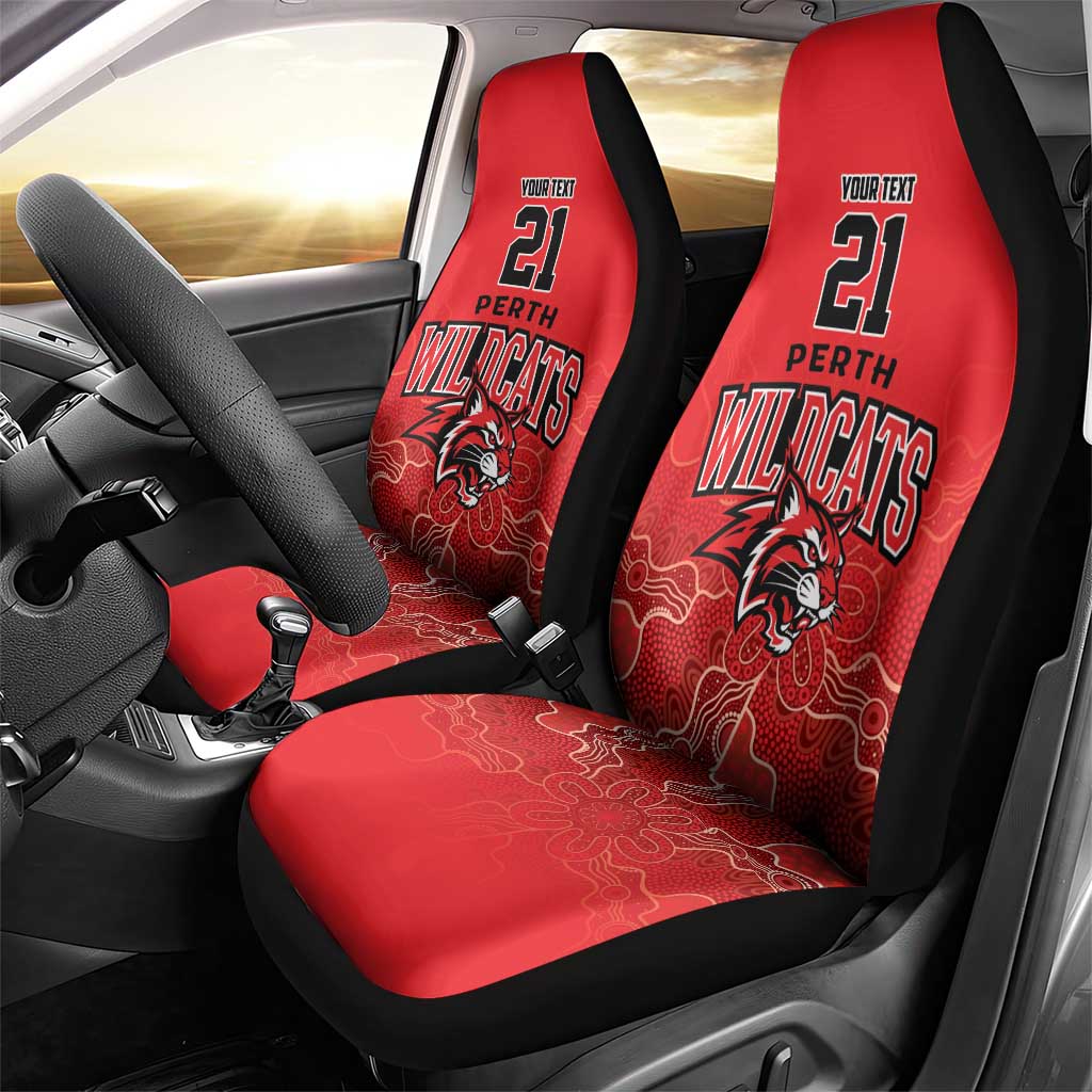 Basketball Custom Perth Car Seat Cover Simple Australian Dot Art - Aussie Hoodie