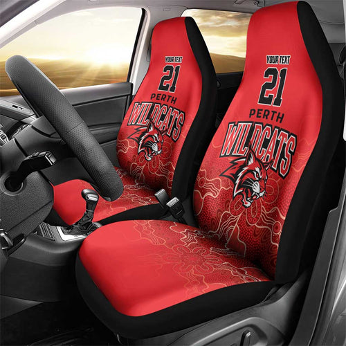 Basketball Custom Perth Car Seat Cover Simple Australian Dot Art - Aussie Hoodie