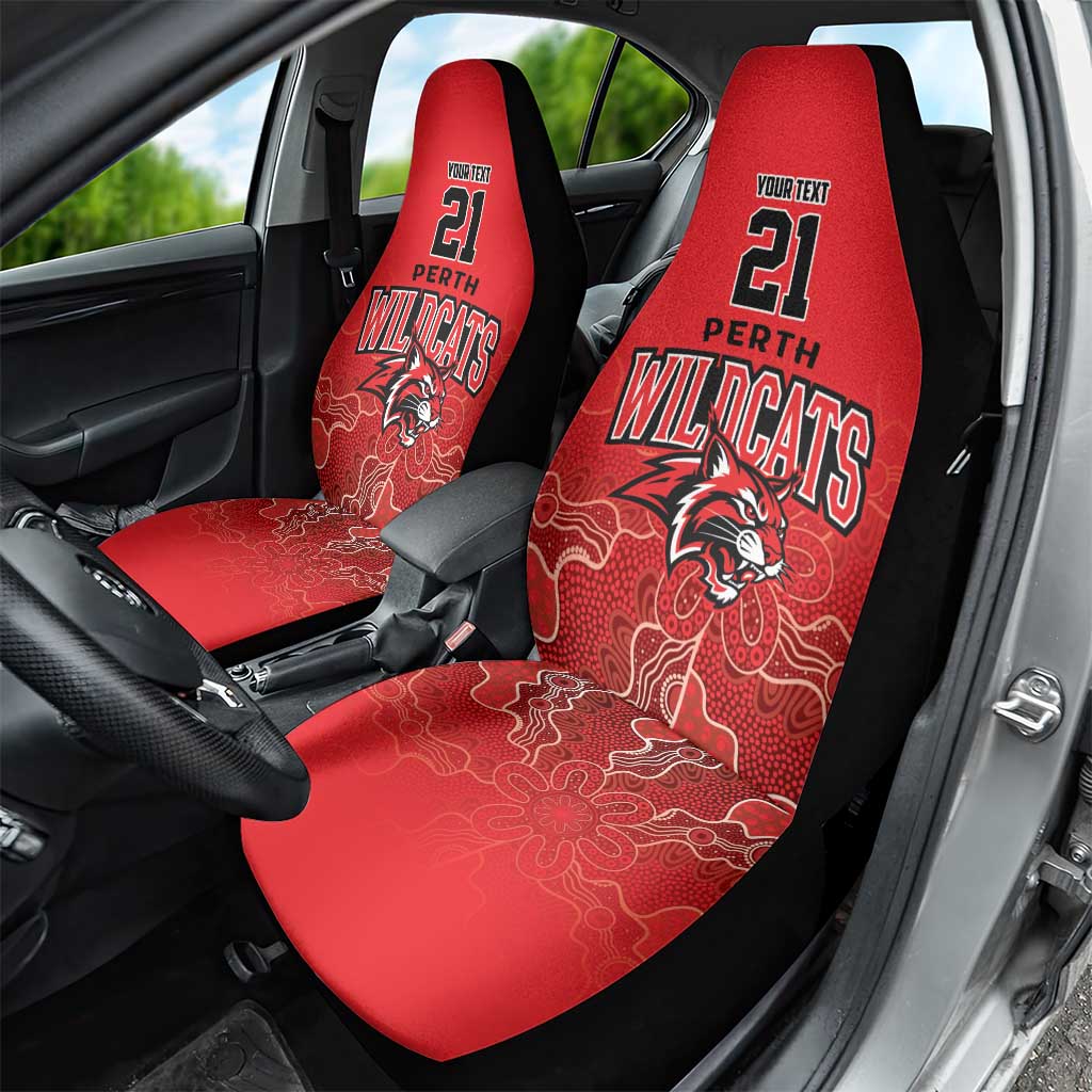 Basketball Custom Perth Car Seat Cover Simple Australian Dot Art - Aussie Hoodie