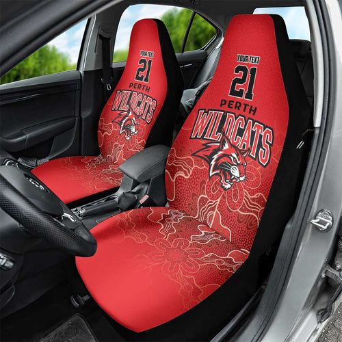 Basketball Custom Perth Car Seat Cover Simple Australian Dot Art - Aussie Hoodie