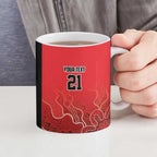 Basketball Custom Perth Ceramic Mug Simple Australian Dot Art - Aussie Hoodie