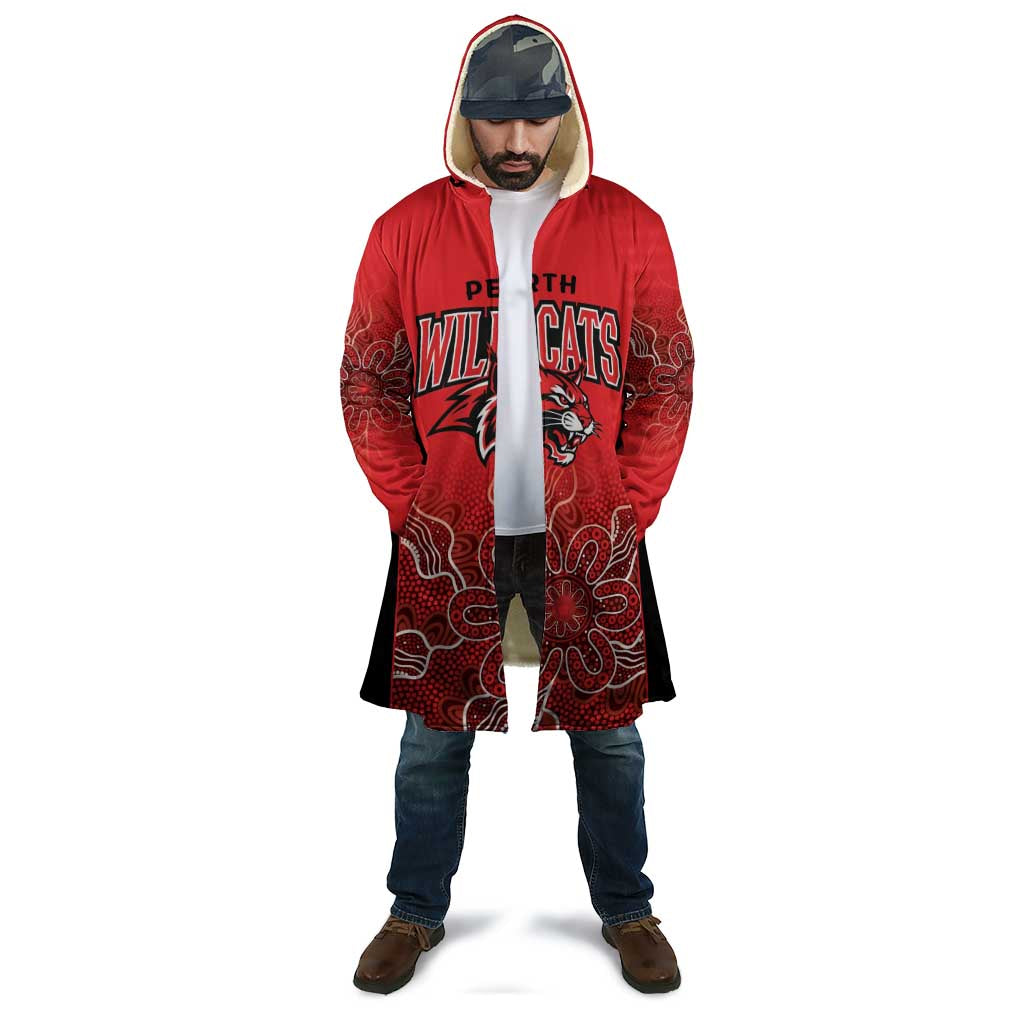 Basketball Custom Perth Cloak Simple Australian Dot Art - Aussie Hoodie